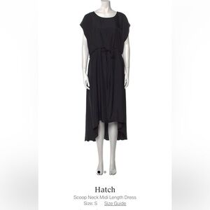 Hatch scoop neck midi dress